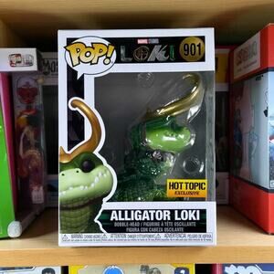 Funko Pop Unopened Alligator Loki 901 Marvel Studios Loki Hot Topic Exclusive